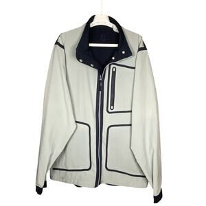 Footjoy HydroVerse Mens Reversible Golf Rain Full Zip Jacket Men's Size XL USED